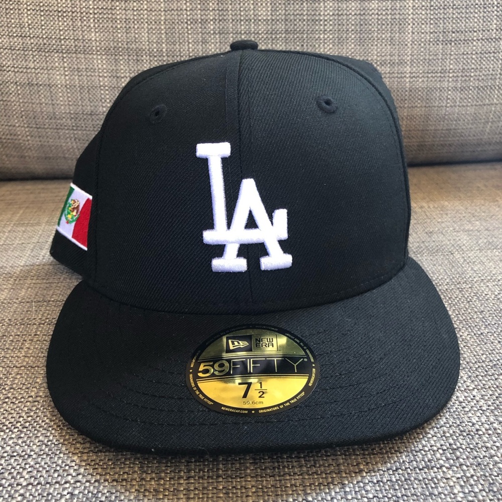 Los Angeles Dodgers hat w/ Mexico Flag Patch